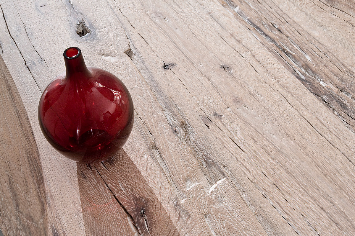 Leeds Stół dębowy bassano / bielony